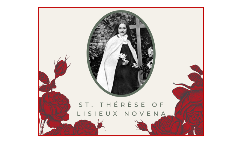 St. Therese Academy St. Therese of Lisieux Novena | On 10/1/24 students